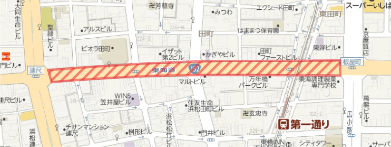 ゆりの木通りマップ